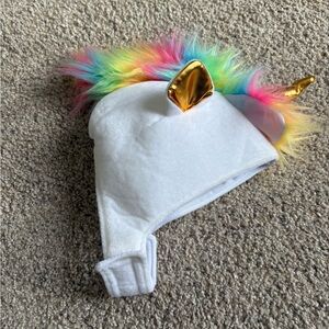 Pet Head Costume Unicorn Small Medium NWOT Rainbow Hair